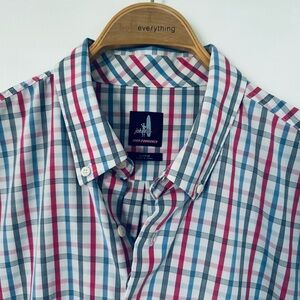 johnnie-O Multicolor Plaid Prep Performance Button Down Shirt